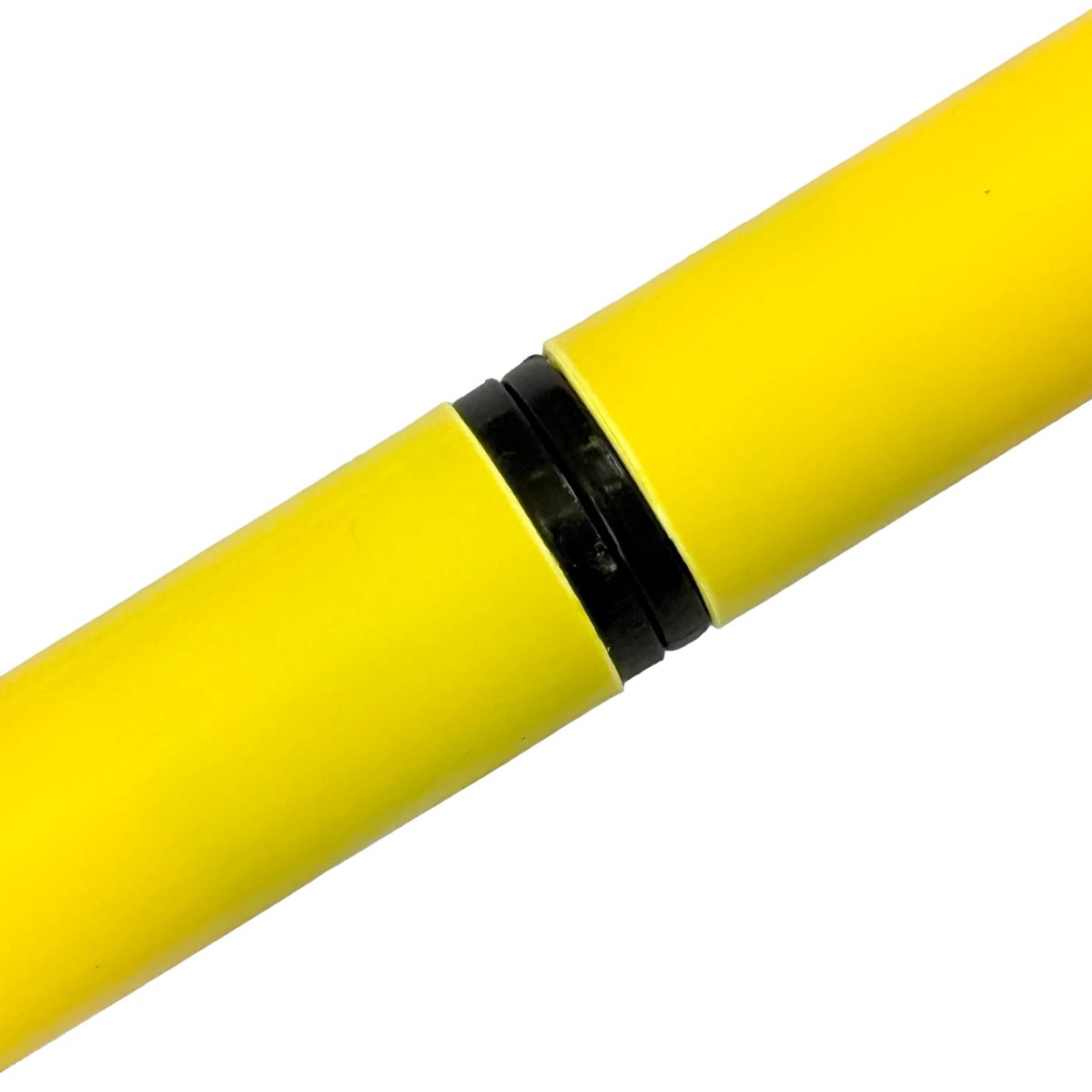 Bastão haste de PVC 1m desmontável em duas partes amarelo Velden