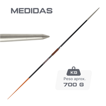 Dardo de Atletismo 700g Sportland Carbon Sênior WA-IAAF