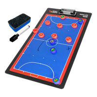 Prancheta tática magnética dupla face com caneta para treinamento de Futsal Pista e Campo
