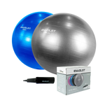 Bola Suíça Gym Ball 55cm Anti Estouro Envolst - Cinza