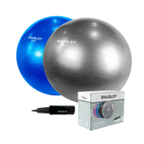Bola Suíça Gym Ball 55cm Anti Estouro Envolst - Cinza