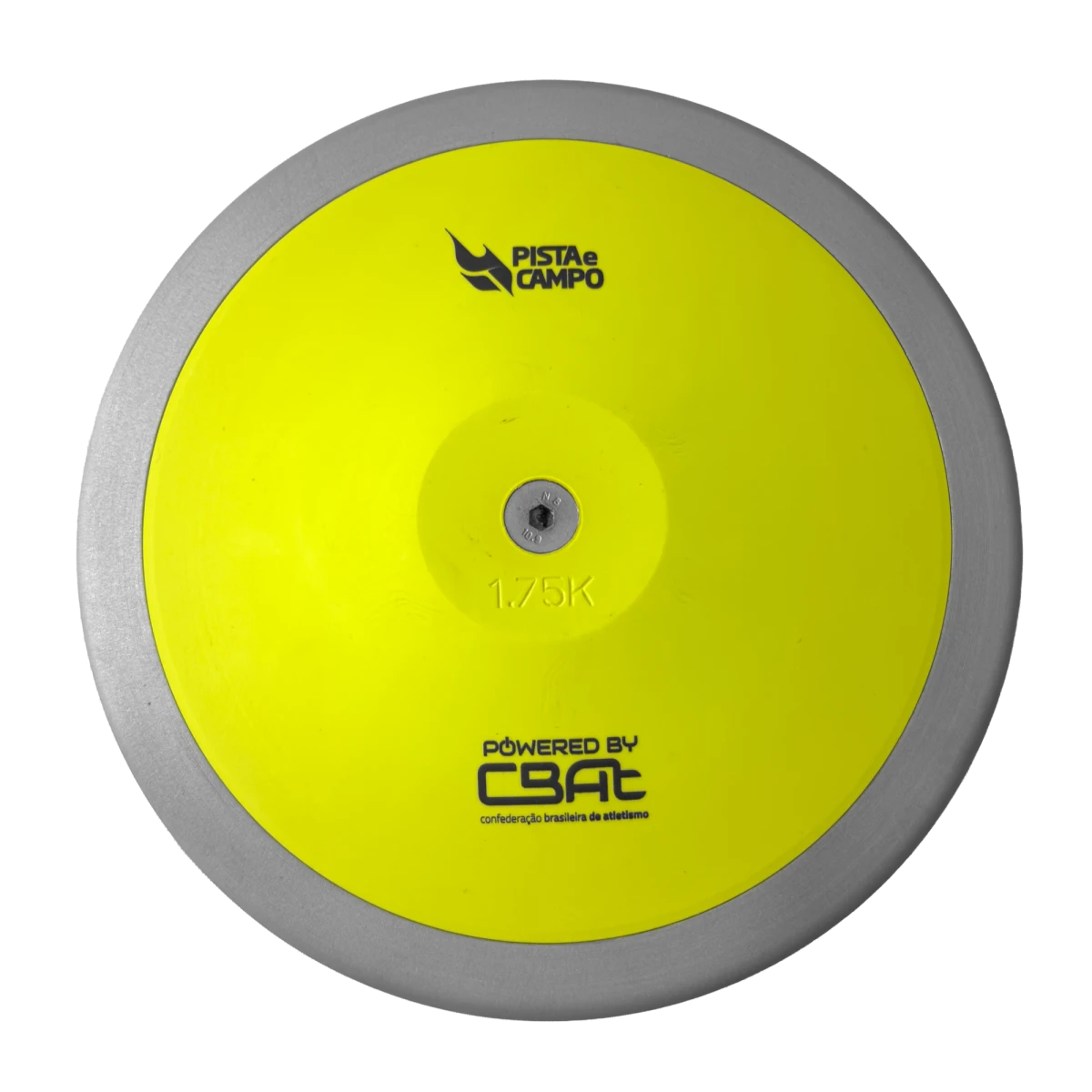 Disco de atletismo de aço e ABS 1,75kg Powered by CBAt
