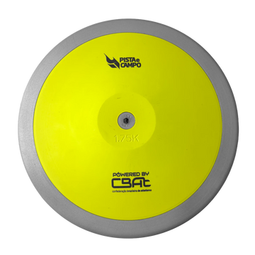 Disco de atletismo 1,75 kg em Aço Powered by CBAt Pista e Campo
