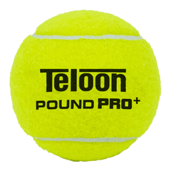 Bolas de Tênis Teloon POUND PRO + ITF tubo com 3 un.
