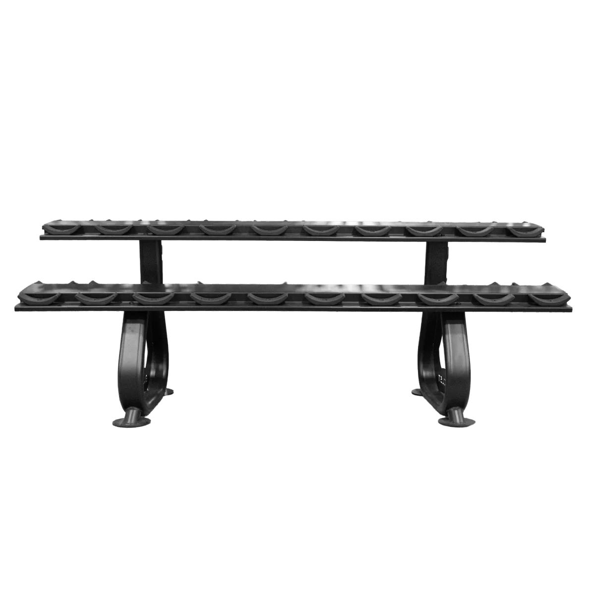 Suporte Expositor Horizontal para 10 Pares de Dumbbells Envolst