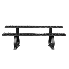 Suporte Expositor Horizontal para 10 Pares de Dumbbells Envolst