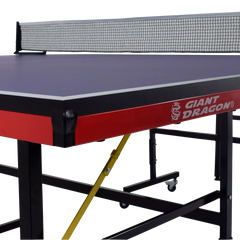 Mesa de tenis de mesa de aco e madeira azul com rede 6202-18MM