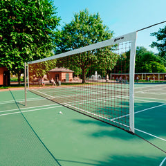 Rede oficial de badminton dimensões 6,10m (L) x 0,76m (A) PP premium Loire - com cabo de aço plastificado