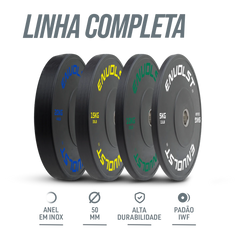 Anilha Olímpica Bumper para Crossfit e LPO 20Kg Envolst
