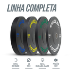 Anilha Olímpica Bumper para Crossfit e LPO 20Kg Envolst