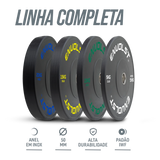 Anilha Olímpica Bumper para Crossfit e LPO 20Kg Envolst