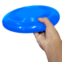 Frisbee de plástico para recreação Pista e Campo - Azul