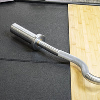Barra W Super Curl 1,20m Olimpica Hard Cromo Profissional Envolst