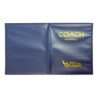 Prancheta tática magnética com caneta para treinamento de volei Pista e Campo - Modelo pasta azul