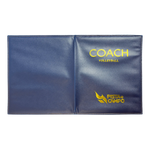 Prancheta tática magnética com caneta para treinamento de volei Pista e Campo - Modelo pasta azul