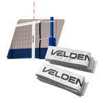 Suportes faixas brancas com velcro para antenas de voleibol Velden - par