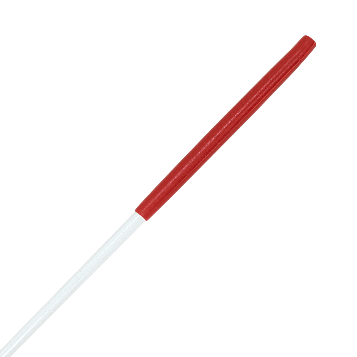Estilete Ginástica Rítmica Fibra Vidro 60cm Branco Gracios - Empunhadura Preta