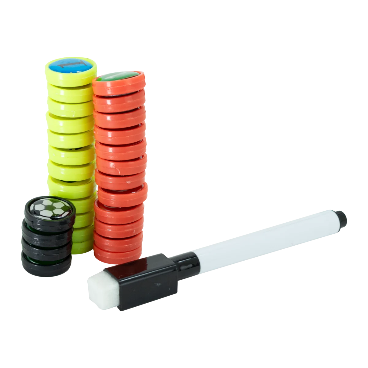 Prancheta tática magnética com caneta para treinamento de futebol Pista e Campo - Modelo pasta preta