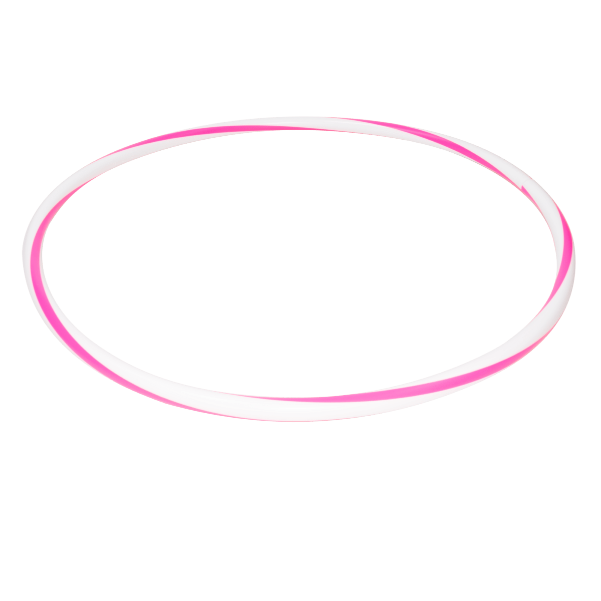 Arco de ginástica rítmica bambolê em espiral 60cm de diâmetro Gracios - Azul e Branco