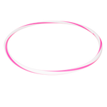Arco de ginástica rítmica bambolê em espiral 60cm de diâmetro Gracios - Azul e Branco