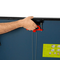 Mesa Tênis de Mesa Dobrável Azul Rede e Porta Itens Giant Dragon