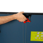 Mesa Tênis de Mesa Dobrável Azul Rede e Porta Itens Giant Dragon