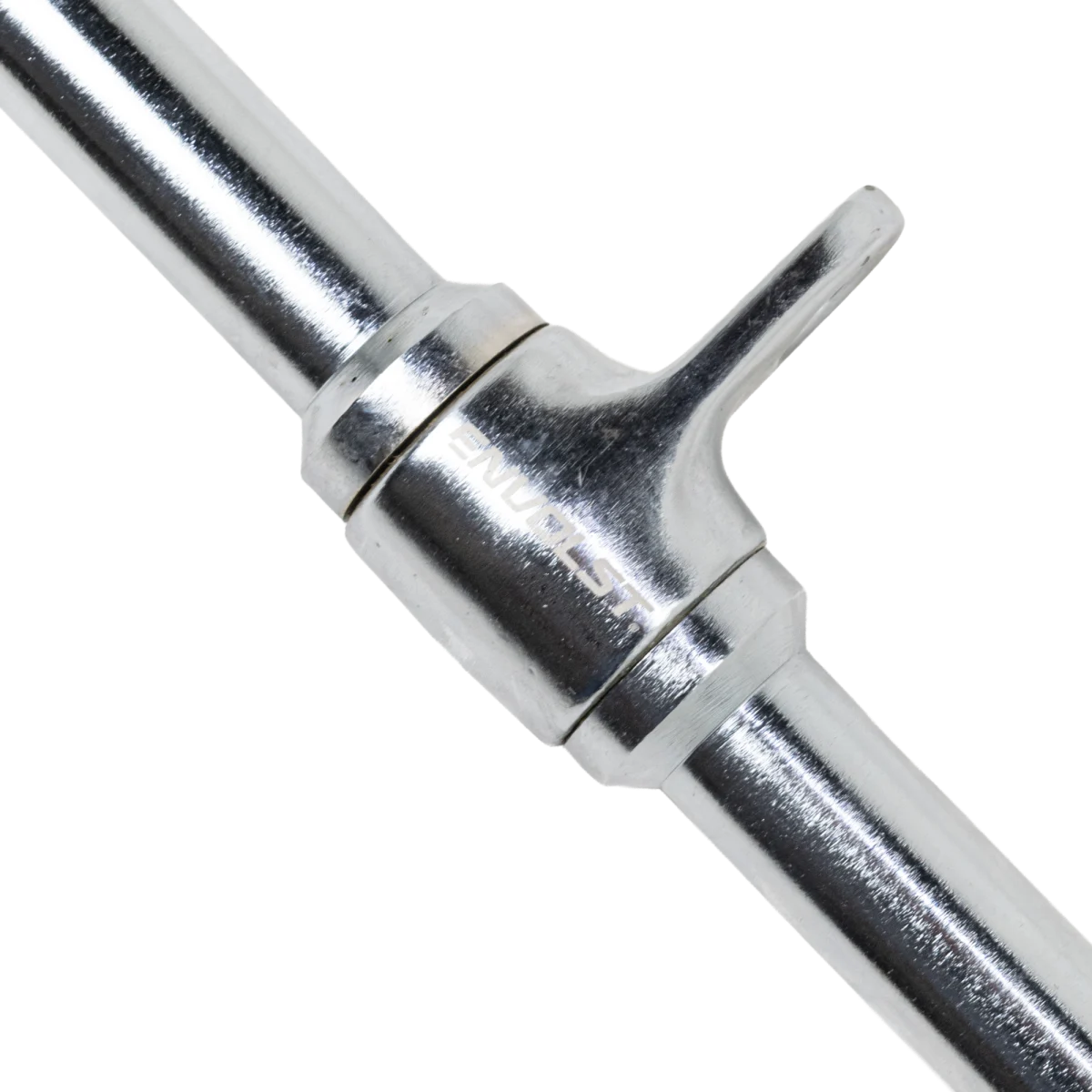 Puxador Barra Reta 50cm Pulley Cromado Maciço com Giro Envolst