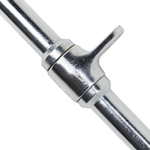 Puxador Barra Reta 50cm Pulley Cromado Maciço com Giro Envolst