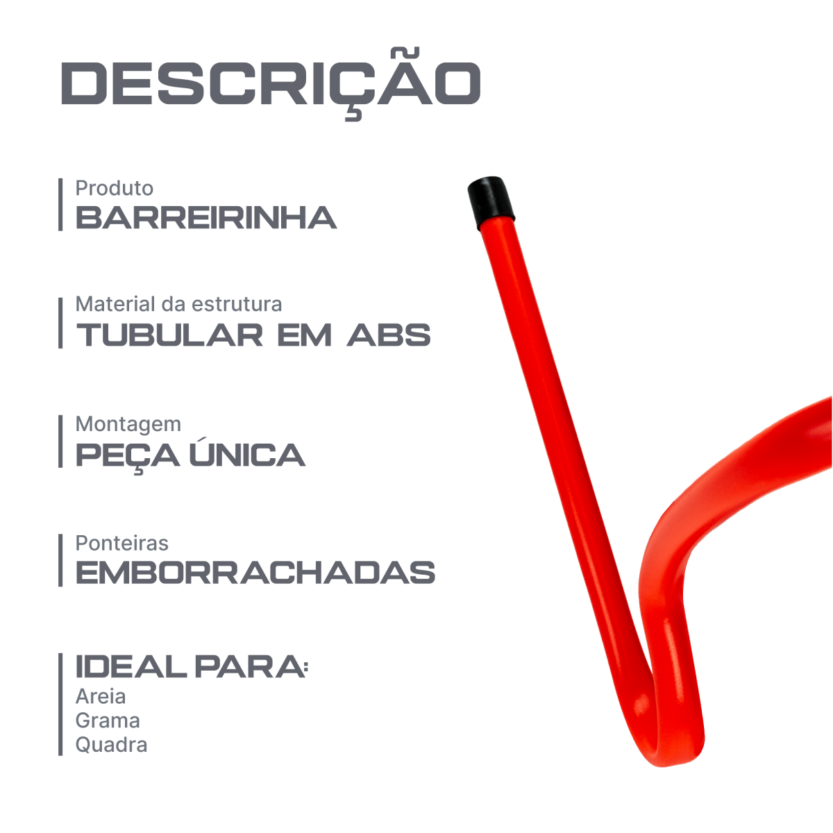 Barreirinha 30cm Laranja
