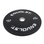 Anilha Olímpica Bumper para Crossfit e LPO 10Lb Envolst