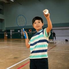 Kit de Badminton Infantil com 2 Raquetes, 1 Peteca e 1 Bola de Espuma Loire						