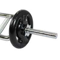 Par de Presilhas Rosca 28mm para Barra Musculação Envolst