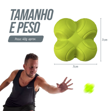 Bola de Reação Esportiva Reaction Ball Envolst - 8 gomos