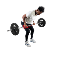 Barra de Musculação Reta 1,80m Maciça 28mm e Presilhas Envolst