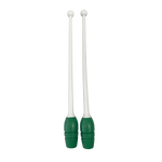 Maça oficial ginástica rítmica juvenil 40cm conectável Pista e Campo - Preto e Rosa