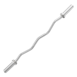 Barra W Curl 1,20m Olimpica Hard Cromo Profissional Envolst