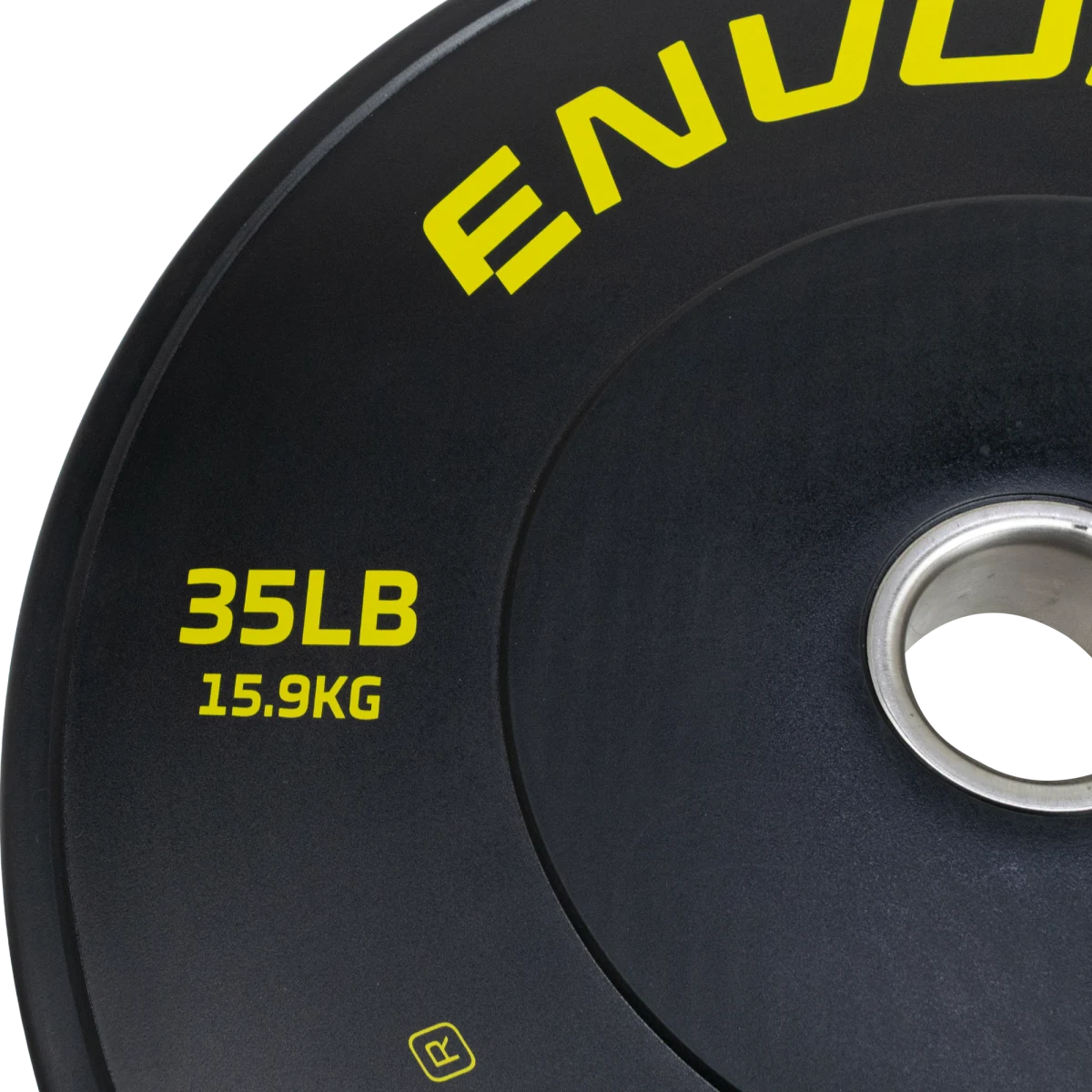 Anilha Olímpica Bumper para Crossfit e LPO 35Lb Envolst