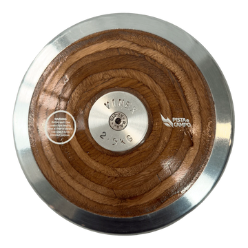 Disco de aço e madeira 2,5kg Pista e Campo