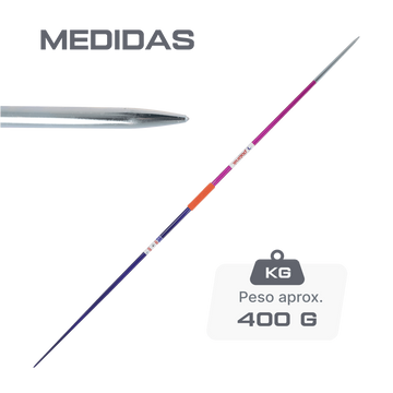Dardo de Atletismo 400g Air Flyer Polanik Duralumínio e Aço