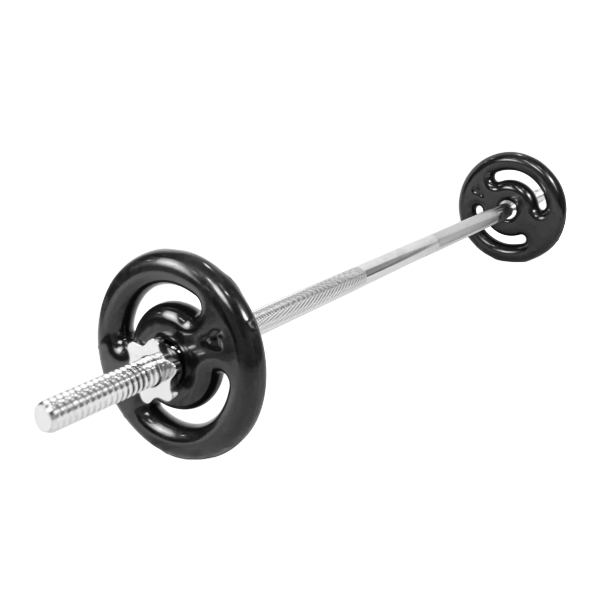 Barra de Musculação Reta 1,20m Maciça 28mm com Rosca Envolst