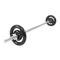 Barra de Musculação Reta 1,20m Maciça 28mm com Rosca Envolst