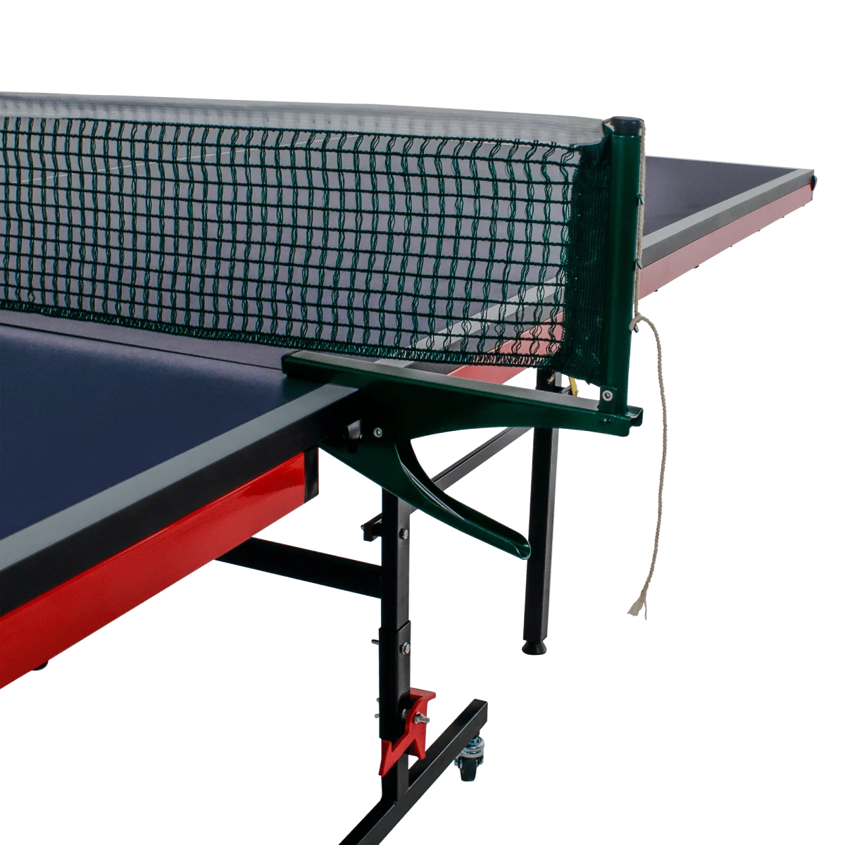 Mesa de tenis de mesa de aco e madeira azul com rede 6202-18MM