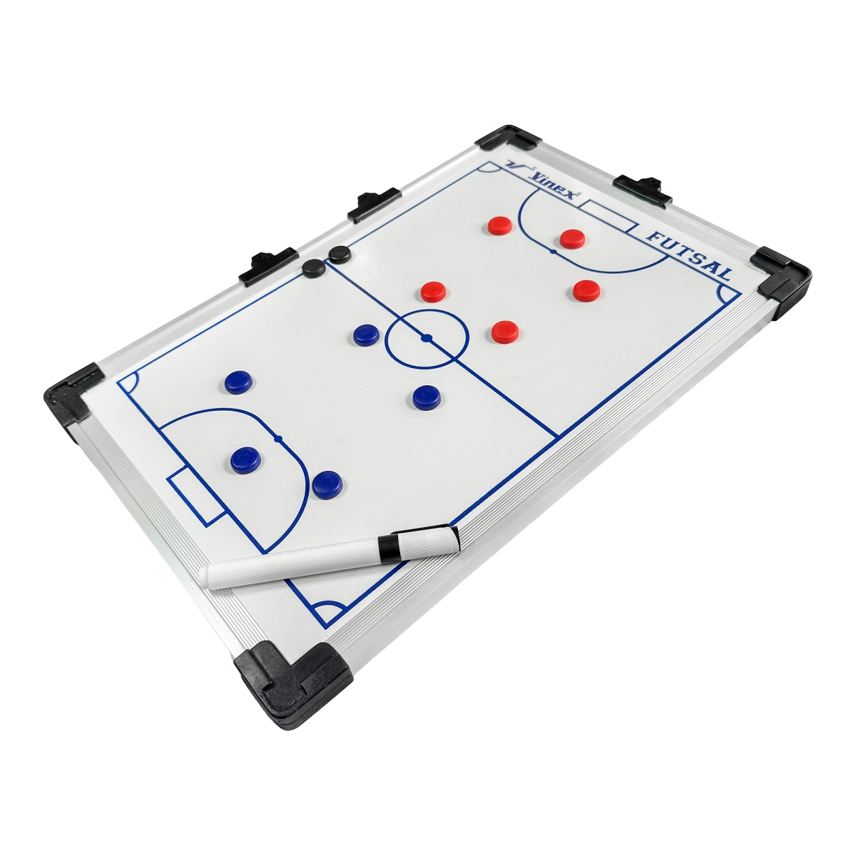 Quadro tático para treinamento esportivo futsal 45x30cm Vinex