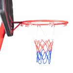Tabela de basquete infantil móvel com poste, quadro plástico e aro Pista e Campo