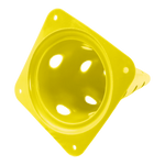 Cone plástico de agilidade furado 50cm Velden - Amarelo