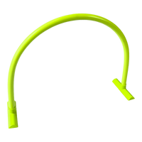 Arco barreirinha de PVC móvel para treinamento de agilidade e drible Velden Amarelo