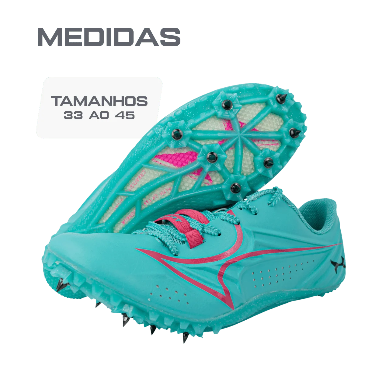 Sapatilha de atletismo para velocidade premium Health