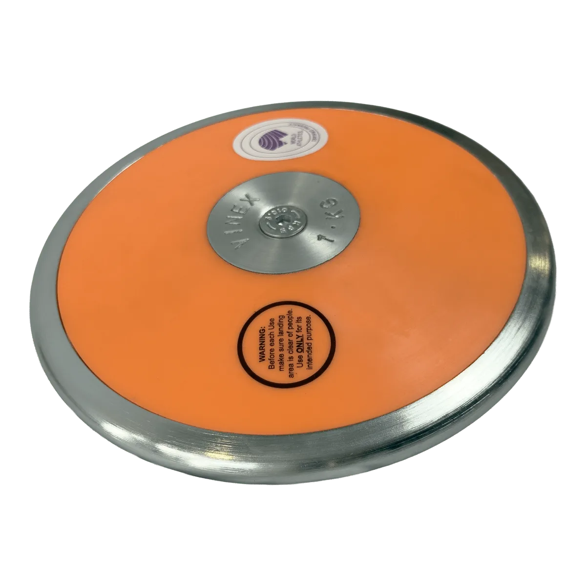 Disco de aço e ABS 1,00kg iniciante WA-IAAF Vinex