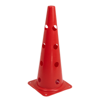 Cone plástico de agilidade furado 50cm Velden - Amarelo