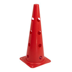 Cone plástico de agilidade furado 50cm Velden - Amarelo